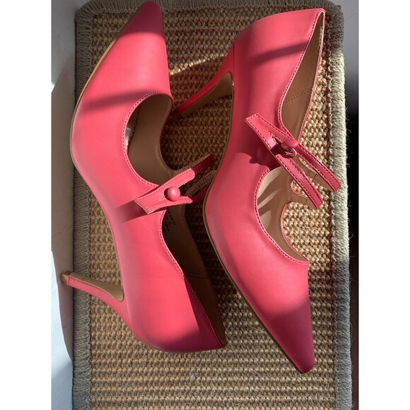 Journee Collection Pumps, Mary Jane Style | Make Coral Pink Your POP of color - Picture 6 of 11